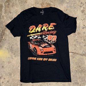 DARE KIDS TO STAY OFF DRUGS RACING T SHIRT